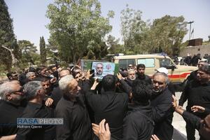 تشییع پیکر پاک سرلشکر شهید حاج محمدحسن محققی در تهران