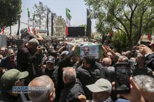 تشییع پیکر پاک سرلشکر شهید حاج محمدحسن محققی در تهران