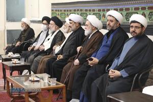 عزاداری روز تاسوعای حسینی (ع) در بیت حضرت آیت الله مکارم شیرازی