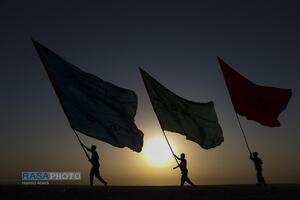 حرکت زائران اربعین حسینی (ع) از جنوب عراق- رأس البیشه