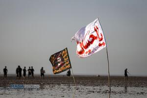 حرکت زائران اربعین حسینی (ع) از جنوب عراق- رأس البیشه