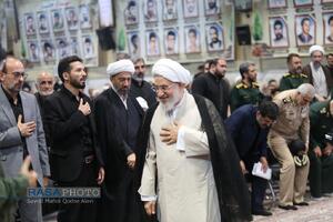 مراسم چهلم شهدای اقتدار و چهارمین یادواره شهدای جانباز استان قم