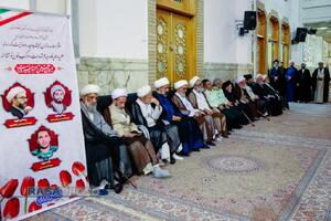 مراسم بزرگداشت شهدای تقتدار و چهلم شهدای روحانیت