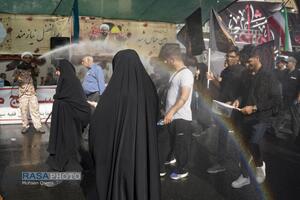 پیاده روی جاماندگان اربعین در تهران