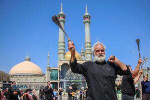 عزاداری روز شهادت حضرات پیامبر اعظم و امام حسن مجتبی (علیهما‌السلام) در قم