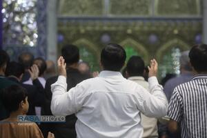 آیین غبارروبی حرم مطهر بانوی کرامت (س) با حضور اصحاب رسانه