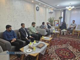 دیدار مدیرعامل خبرگزاری رسا با خانواده طلبه شهید ابراهیمی