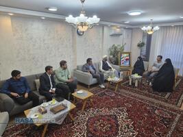 دیدار مدیرعامل خبرگزاری رسا با خانواده طلبه شهید ابراهیمی
