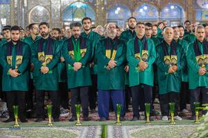 آیین شمعدان‌ در شام رحلت بانوی کرامت (س)