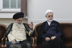 دیدار رئیس قوه قضائیه با مراجع تقلید