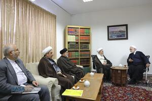 دیدار رئیس قوه قضائیه با مراجع تقلید