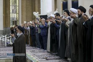 اقامه نماز باران در قم