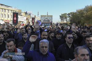 تشییع پیکر پاک ۷ شهید گمنام دفاع مقدس در قم