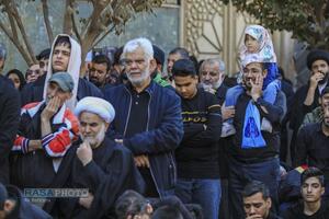 دسته عزاداری روز شهادت حضرت زهرا (سلام‎‌الله‌علیها) با حضور حضرت آیت الله وحید خراسانی