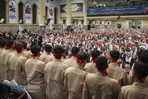 مراسم روز بسیج در حسینیه امام خمینی (ره)