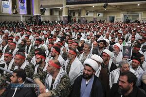 مراسم روز بسیج در حسینیه امام خمینی (ره)