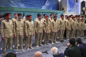 مراسم روز بسیج در حسینیه امام خمینی (ره)