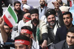 مراسم روز بسیج در حسینیه امام خمینی (ره)