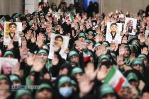 مراسم روز بسیج در حسینیه امام خمینی (ره)