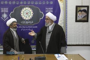 دیدار اعضای ستاد کنگره آیت الله یزدی (ره) بادبیرکل مجمع جهانی اهلبیت (ع)