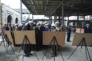 بازدید جمعی از اعضای خبرگزاری رسا و فضلاء استان مازندران از فعالیت‌های آستان قدس رضوی