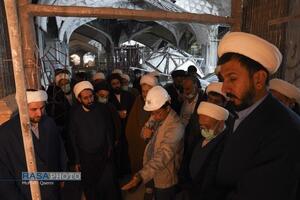 بازدید جمعی از اعضای خبرگزاری رسا و فضلاء استان مازندران از فعالیت‌های آستان قدس رضوی