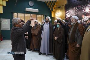 بازدید جمعی از اعضای خبرگزاری رسا و فضلاء استان مازندران از فعالیت‌های آستان قدس رضوی