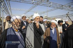 مراسم تشییع و خاکسپاری ابوالشهید حاج‌آقا عبدالله طائب