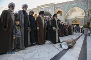 مراسم تشییع و خاکسپاری ابوالشهید حاج‌آقا عبدالله طائب