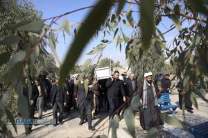 مراسم تشییع و خاکسپاری ابوالشهید حاج‌آقا عبدالله طائب