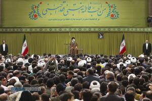 مراسم جشن میلاد حضرت صدیقه طاهره فاطمه زهرا (سلام‌الله‌علیها) با حضور رهبر انقلاب