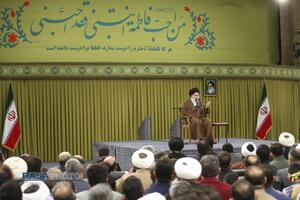 مراسم جشن میلاد حضرت صدیقه طاهره فاطمه زهرا (سلام‌الله‌علیها) با حضور رهبر انقلاب