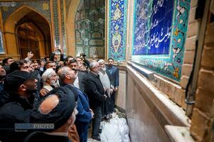 افتتاح پروژه صحن حضرت زهرا (سلام‌الله‌علیها) آستان مقدس علوی