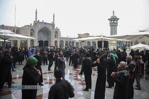 عزاداری روز شهادت امام هادی(ع) در حرم کریمه اهل‌بیت (ع)