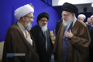 دیدار اعضای ستاد برگزاری کنگره بزرگداشت آیت‌الله میلانی با رهبر معظم انقلاب