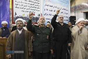 اجتماع حماسی مردم انقلابی قم در یوم الله نهم دی