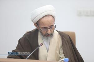 جلسه جامعه مدرسین حوزه علمیه با حضور جبلی رئیس رسانه ملی