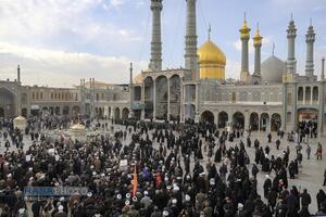 تشییع پیکر دو شهید مدافع امنیت فراجا در قم