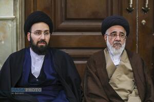 تشییع پیکر آیت الله سیدهادی حسینی سیستانی برادر حضرت آیت‌الله سید علی سیستانی