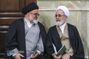 تشییع پیکر آیت الله سیدهادی حسینی سیستانی برادر حضرت آیت‌الله سید علی سیستانی