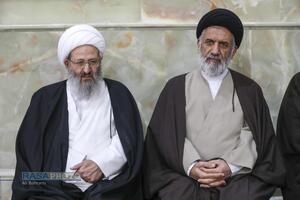 تشییع پیکر آیت الله سیدهادی حسینی سیستانی برادر حضرت آیت‌الله سید علی سیستانی