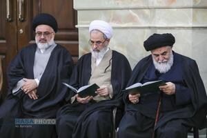 تشییع پیکر آیت الله سیدهادی حسینی سیستانی برادر حضرت آیت‌الله سید علی سیستانی