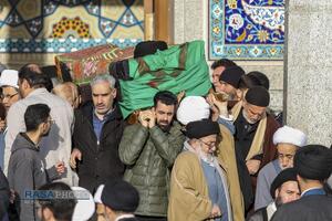 تشییع پیکر آیت الله سیدهادی حسینی سیستانی برادر حضرت آیت‌الله سید علی سیستانی