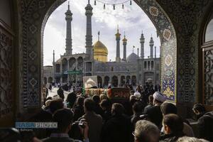 تشییع پیکر آیت الله سیدهادی حسینی سیستانی برادر حضرت آیت‌الله سید علی سیستانی