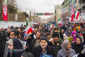 راهپیمایی باشکوه و حماسی ۲۲ بهمن در تهران