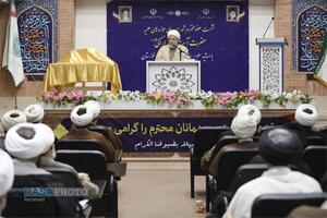 گردهمایی اساتید و فضلای حوزه علمیه خوزستان با حضور آیت الله محسن اراکی