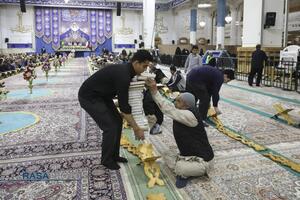 آئین جزء‌خوانی قرآن کریم در حرم کریمه اهل‌بیت (ع)