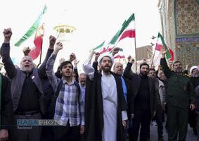تجمع مردم انقلابی قم در محکومیت تجاوز رژیم صهیونیستی و امریکا به کشور