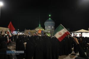 تجمع مردم انقلابی و ولایتمدار قم در حمایت از نظام مقدس اسلامی و محکومیت تجاوز دشمن آمریکایی و صهیونیستی به کشور