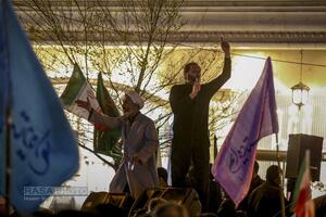 تجمع مردم انقلابی و ولایتمدار قم در حمایت از نظام مقدس اسلامی و محکومیت تجاوز دشمن آمریکایی و صهیونیستی به کشور